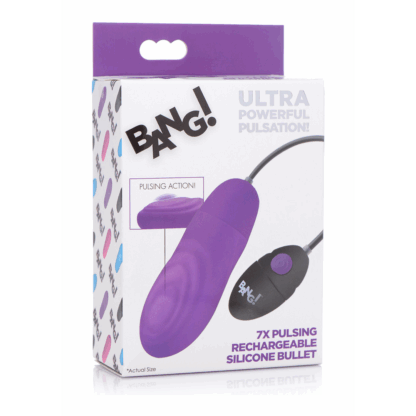 Pulsating Rechargeable Silicone Bullet - Afbeelding 2