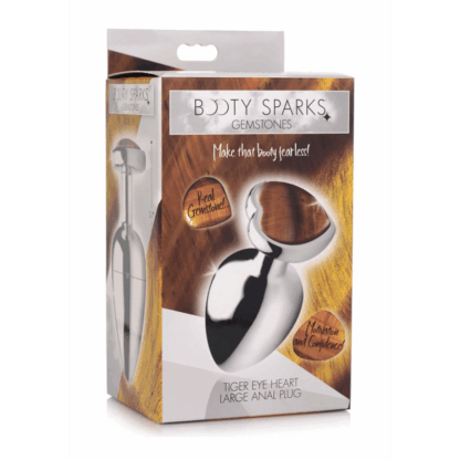 Tiger Eye Heart - Butt Plug - Large - Afbeelding 2