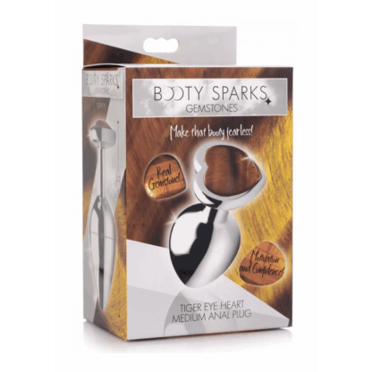 Tiger Eye Heart - Butt Plug - Medium - Afbeelding 2
