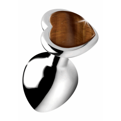 Tiger Eye Heart - Butt Plug - Medium - Afbeelding 4