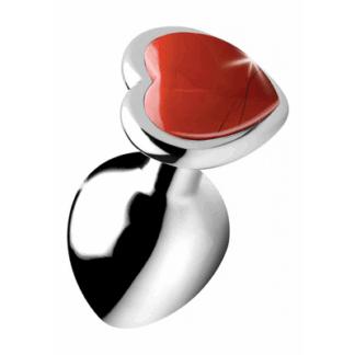 Red Jasper Heart - Butt Plug - Medium