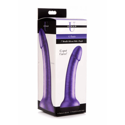 G-Tastic - Metal Silicone Dildo - 7 / 17,8 cm - Afbeelding 2