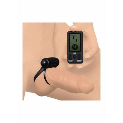Vibrating Silicone Cockring with Remote Control - Afbeelding 5