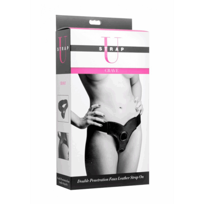 Crave - Double Penetration Imitatieleren Strap-On - Afbeelding 2