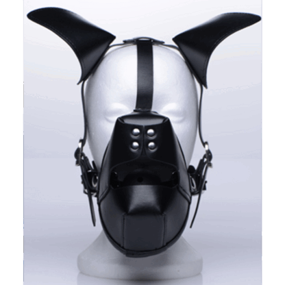 Pup - Puppy Speelmasker + Ademend Ballgag - Afbeelding 3