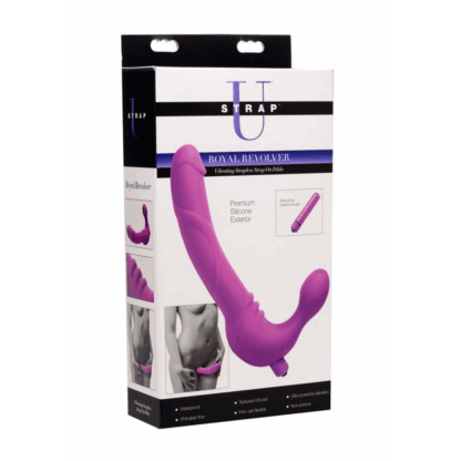 Royal Rider - Vibrerende Siliconen Strapless Strap-On - Afbeelding 2