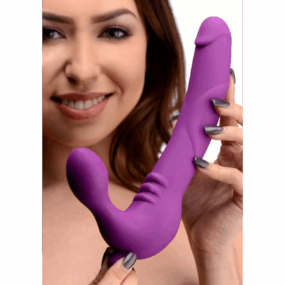 Royal Rider - Vibrerende Siliconen Strapless Strap-On - Afbeelding 6