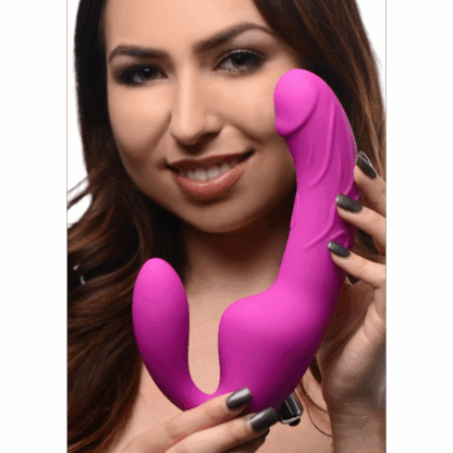 Royal Rider - Vibrerende Silicone Strapless Strap-On - Afbeelding 6