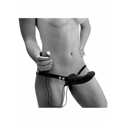 Supreme Pleasure - Vibrerende Dubbele Dildo met Harness - Afbeelding 3