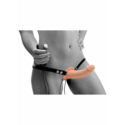 Supreme Pleasure - Vibrerende Dubbele Dildo met Harnas - Afbeelding 3