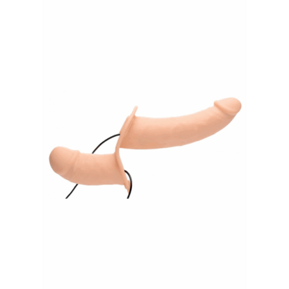 Supreme Pleasure - Vibrerende Dubbele Dildo met Harnas - Afbeelding 7