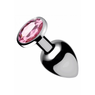 Roze edelsteen - Butt Plug - Groot