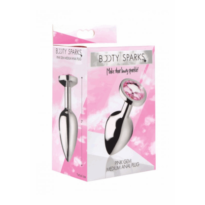 Roze Edelsteen - Butt Plug - Medium - Afbeelding 2