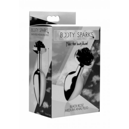 Zwarte Roos - Butt Plug - Medium - Afbeelding 2
