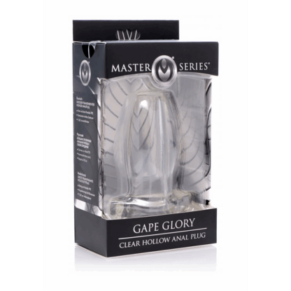 Gape Glory - Transparante Holle Anale Plug - Groot - Afbeelding 2