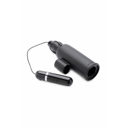 Lightning Stroke - Siliconen Stroker met Vibrerende Bullet - Afbeelding 5
