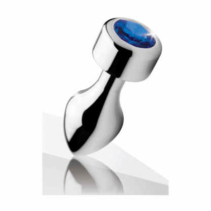 Blauwe Edelsteen - Gewogen Basis Aluminium Plug - Groot - Afbeelding 5