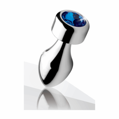 Blauwe Edesteen - Gewichte Basis Aluminium Plug - Klein - Afbeelding 4