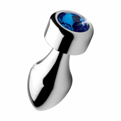 Blauwe Edesteen - Gewichte Basis Aluminium Plug - Klein - Afbeelding 5