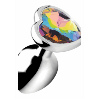 Rainbow Prism - Hart Butt Plug - Klein
