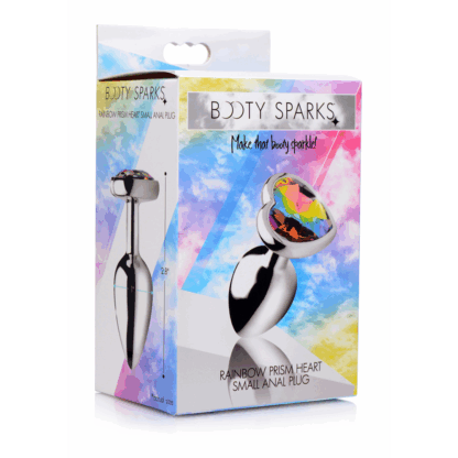 Rainbow Prism - Hart Butt Plug - Klein - Afbeelding 2