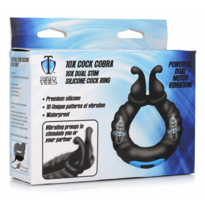 Cobra - Dual Stimulation Silicone Cockring - Afbeelding 2