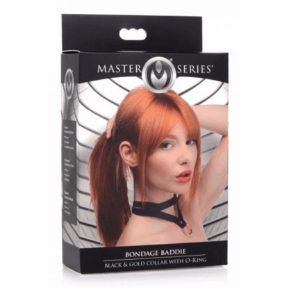 Bondage Baddie - Halsband met O-Ring - Afbeelding 2