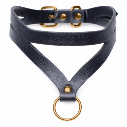 Bondage Baddie - Halsband met O-Ring - Afbeelding 4