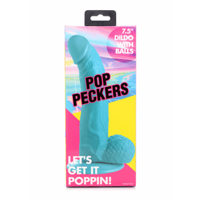 POP - Dildo met Ballen - 7.5 / 19 cm - Afbeelding 3
