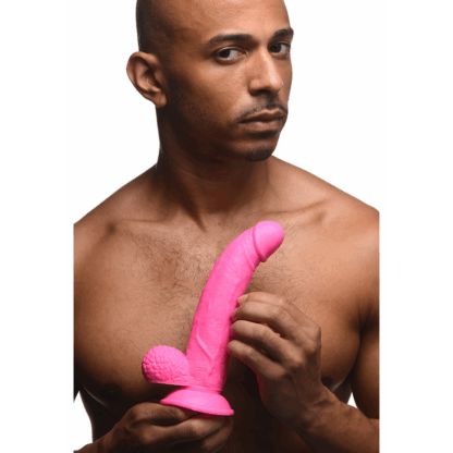 POP - Dildo met Ballen - 7.5 / 19 cm - Afbeelding 7