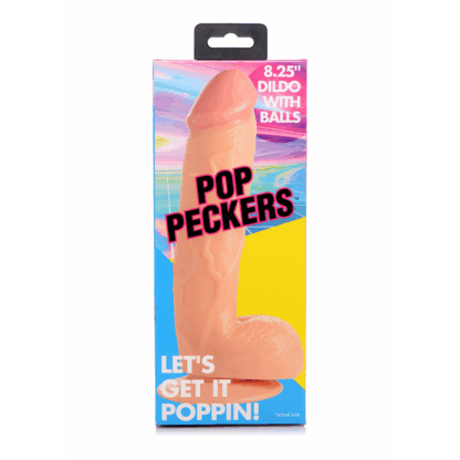 POP - Dildo met Ballen - 8.25 / 21 cm - Afbeelding 3