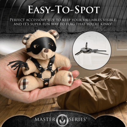 BDSM Teddy Bear Sleutelhanger - Tan - Afbeelding 6