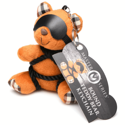 Touw Teddybeer Sleutelhanger - Bruin - Afbeelding 2