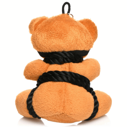 Touw Teddybeer Sleutelhanger - Bruin - Afbeelding 4