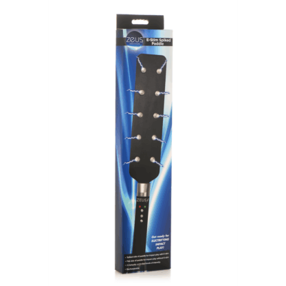 E-Stim Spiked Paddle - Zwart - Afbeelding 2