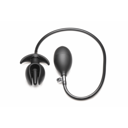 Bad Buoy Anchor - Opblaasbare Siliconen Anale Plug - Zwart