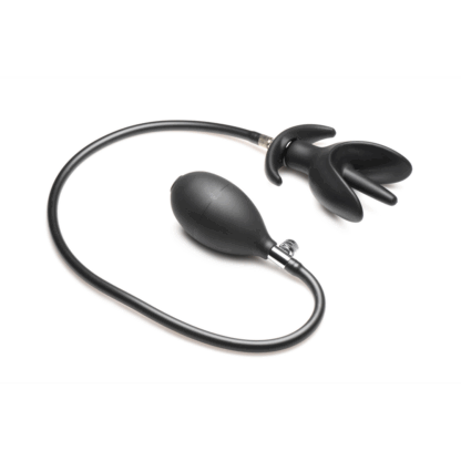 Bad Buoy Anchor - Opblaasbare Siliconen Anale Plug - Zwart - Afbeelding 6