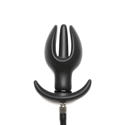 Bad Buoy Anchor - Opblaasbare Siliconen Anale Plug - Zwart - Afbeelding 7