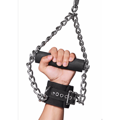 Bontgevoerde nubuck leren suspensieboeien met grip - Afbeelding 5