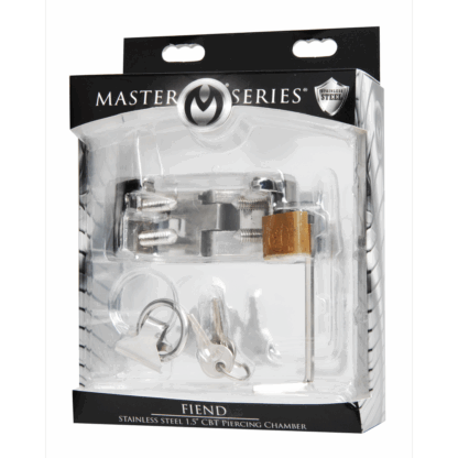 Fiend - Roestvrij Staal CBT Piercing Chamber - Afbeelding 2