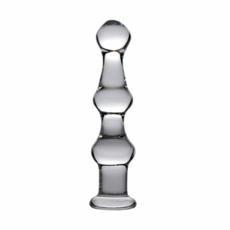 Mammoth - Glazen Dildo met 3 Bulten