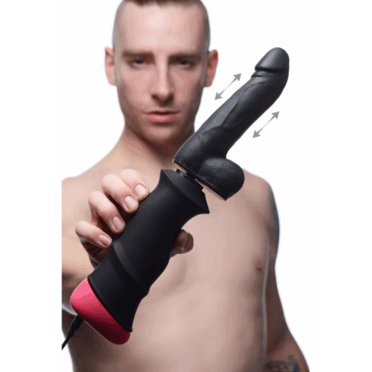 Mega Pounder Hand Held Thrusting Dildo - Afbeelding 6