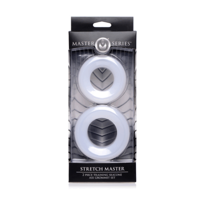 Stretch Master - 2-delige Silicone Anale Ring Set - Afbeelding 2