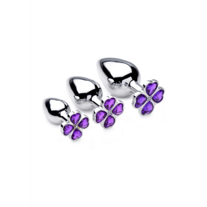 Violet Flower - Butt Plug Set - 3 Stuks - Afbeelding 3
