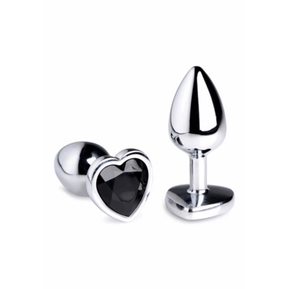 Zwart Hart - Butt Plug - Klein - Afbeelding 5