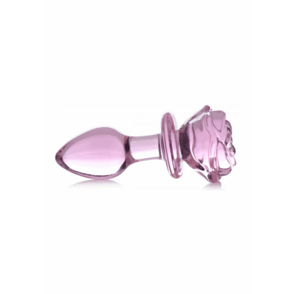 Roze Roos - Glazen Butt Plug - Medium - Afbeelding 6