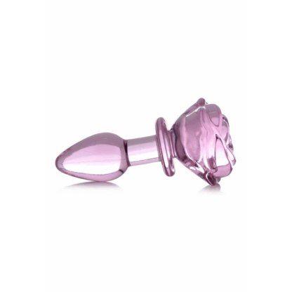 Roze Roos - Glazen Butt Plug - Klein - Afbeelding 6