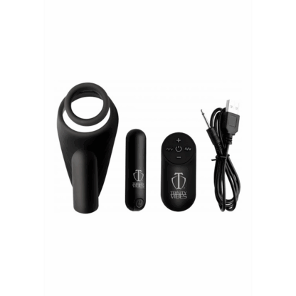 Silicone Vibrerende Cockring - Afbeelding 4