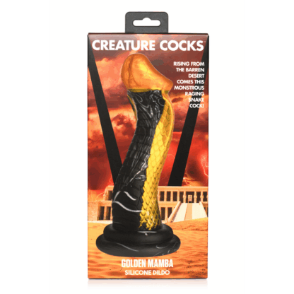 Gouden Slang - Siliconen Dildo - Afbeelding 3