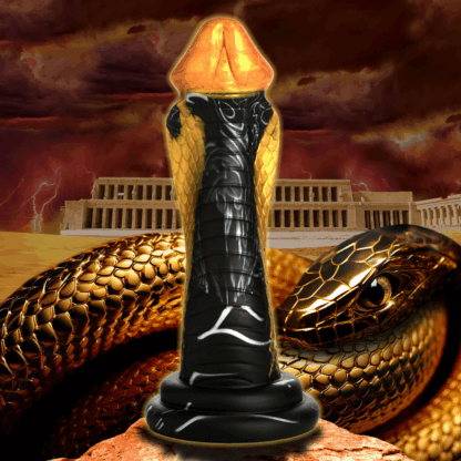 Gouden Slang - Siliconen Dildo - Afbeelding 7